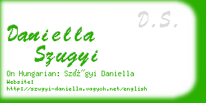 daniella szugyi business card